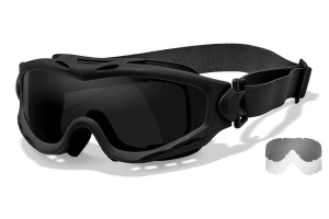 Очки-маска Wiley-X Spear, цвет Matte Black, Grey/Clear Lens