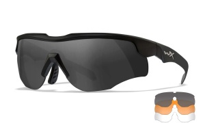 Очки Rogue Comm Wiley-X, цвет Matte Black/Grey Clear Light Rust