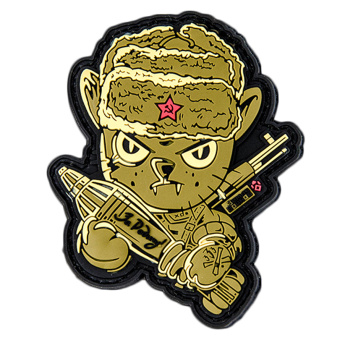 Патч "Земля Воинов: Котик №5 Артиллерист"