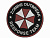 Шеврон Zombie Outbreak Response Team Umbrella, красный