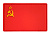 Шеврон Флаг СССР 5х8 см, красный