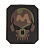 Патч 3D SKULL Mil-Tec LG (7,6x6,3), цвет Tarn