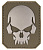 Патч 3D SKULL Mil-Tec LG (7,6x6,3), цвет Olive